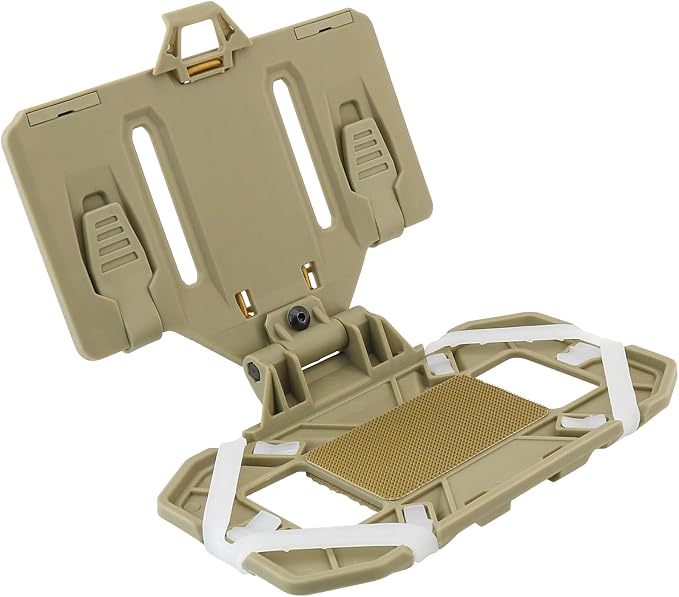 Phone Mount MOLLE Vest Plate Carrier Tactical Phone Holder, Quick Release Flip by TACGZGJSM