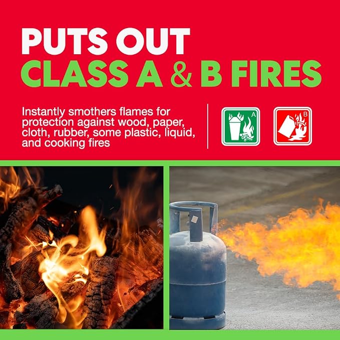 5-Pack Emergency Fire Blanket - Image 5