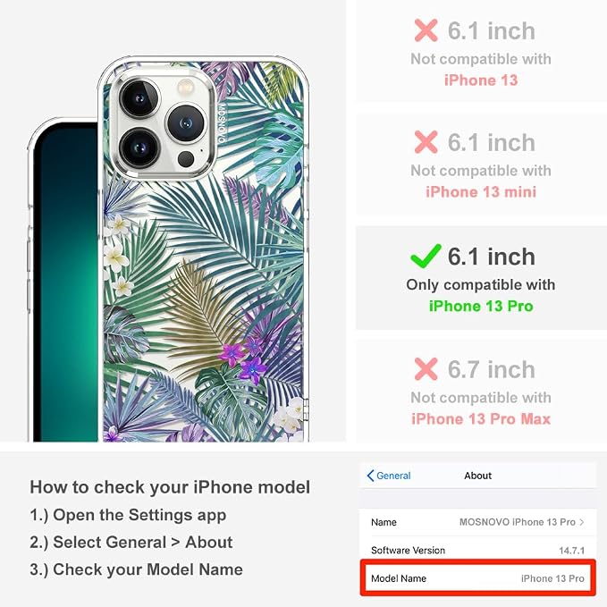 MOSNOVO Case for iPhone 13 Pro - Image 2