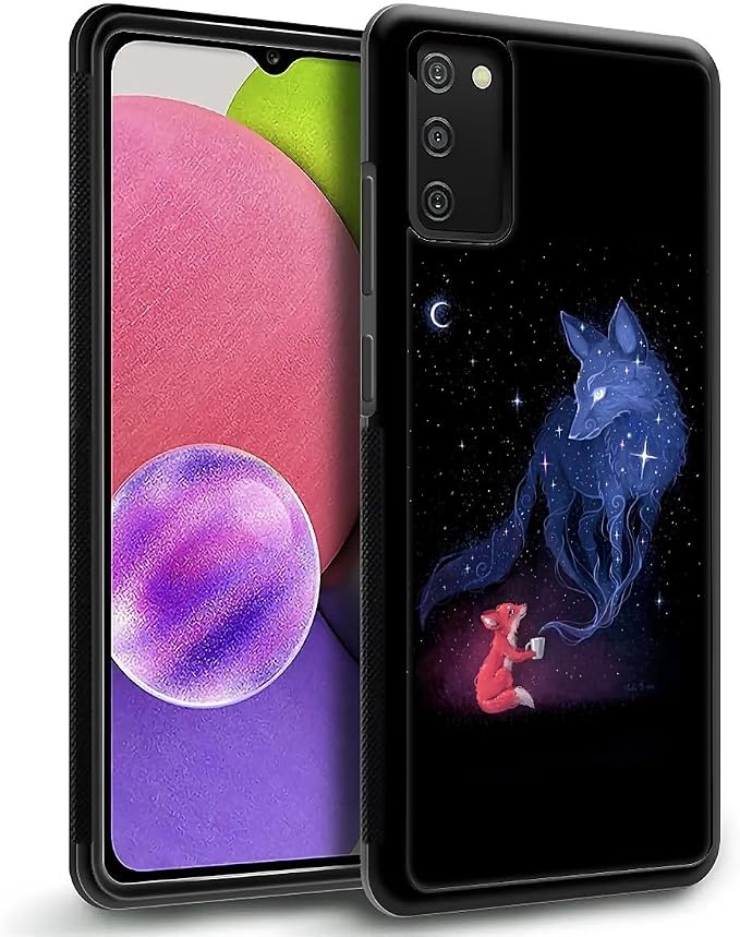 for Samsung Galaxy S20 FE Case, Galaxy Fox Wolf Pattern Graphic Design Girl Boy - Image 3