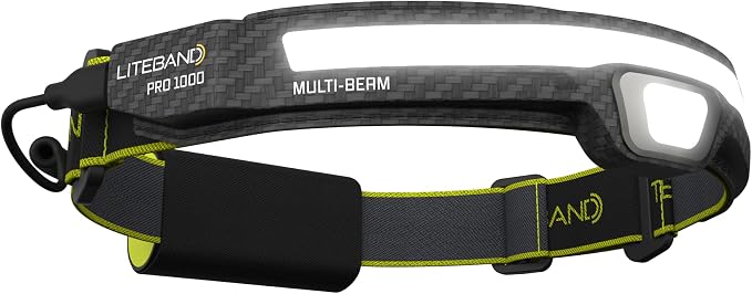 OPTIMAL VENTURES LITEBAND PRO Multi-Beam Rechargeable LED Headlamp, 1000 Lumens by Liteband