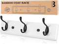 Badiano Wooden Coat Rack, Wall-Mounted Organizer by BADIANO