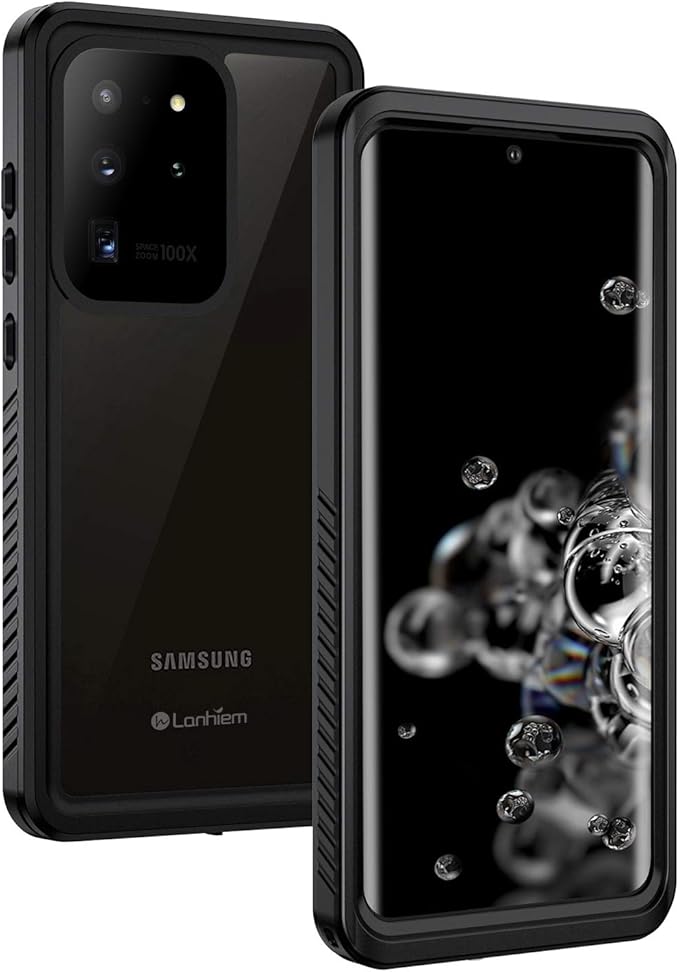 Lanhiem for Samsung Galaxy S20 Ultra Case, IP68 Waterproof Dustproof by LanhiemHome