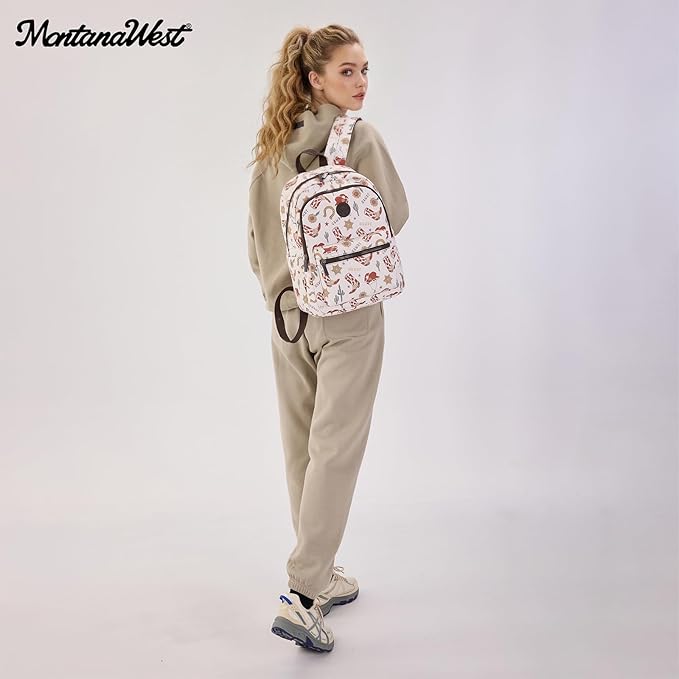 Montana West Backpack for Women Western Travel Backpack Purse Casual Daypack - Image 2