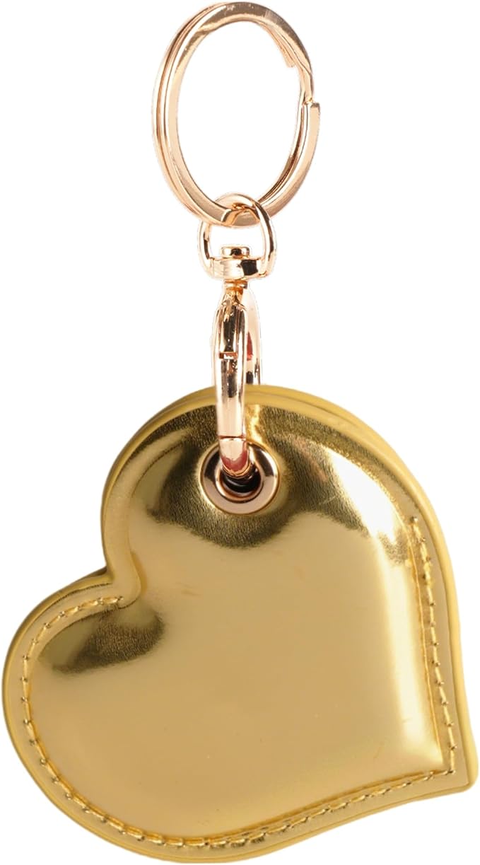 Leather Charm Keychain Holder Case Compatible by BORKUANA