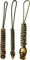 Handmade Lanyards with Brass Beads – Paracord 550 Survival Gear Leash by Unknown