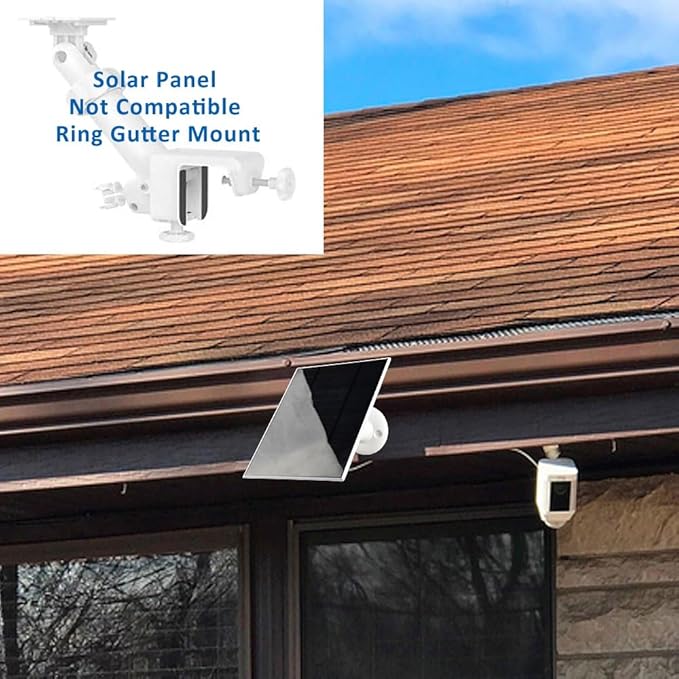 Solar Panel for Ring Cameras, Ring Spotlight Cam Plus/Pro Battery, - Image 6
