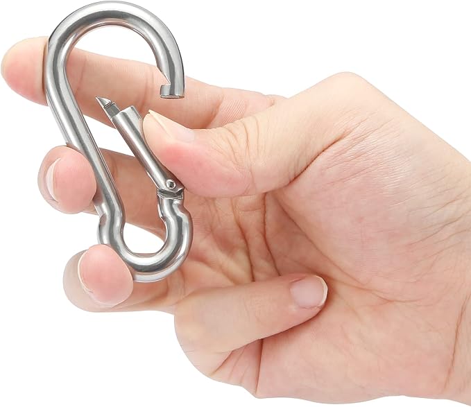sprookber Stainless Steel Spring Snap Hook Carabiner - Image 4