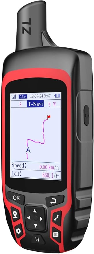 A6 Handheld GPS for Hiking, Rugged Waterproof GPS Navigator by NiesahYan