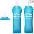 2 Packs Soft Flask, 17oz/500ml TPU Collapsible Soft Water Bottle by Unknown