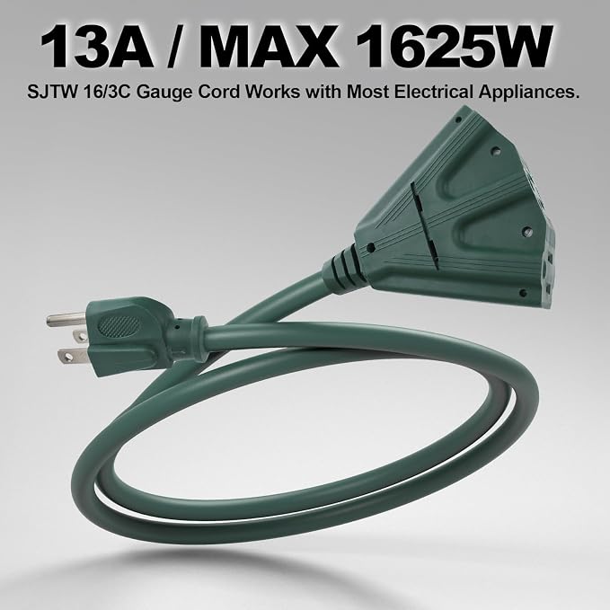 EP 2 Pack 10 Ft Outdoor Extension Cord - Image 7