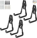 GeeWatom Garage Storage Utility Hooks，Garage Garden Tool Organizer，Steel Wall by GeeWatom