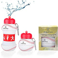 Clip-On Collapsible BPA-Free Silicone Baseball Water Bottle by ETHLETICO