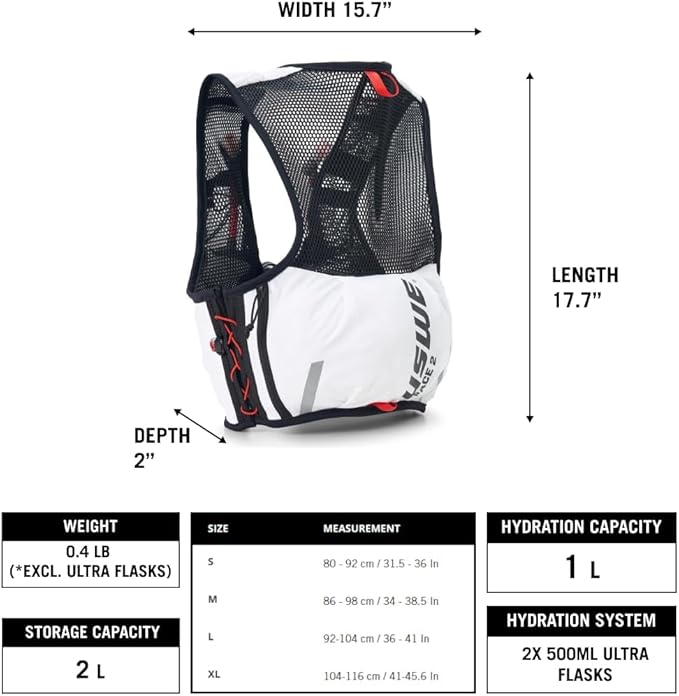 USWE Pace - Running Vest Hydration Pack - Image 3