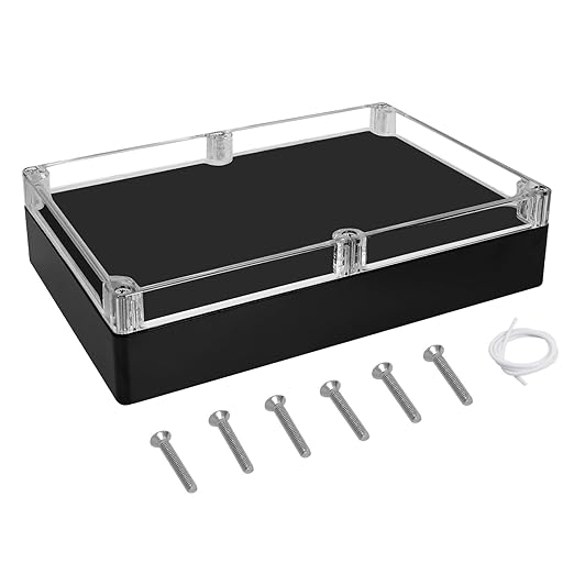 LeMotech Electrical Box Clear Cover Project Box IP65 Waterproof Junction Box by LeMotech
