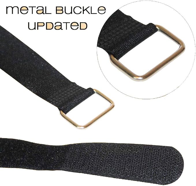 Hook And Loop Straps 10 Pack 50 inch Straps，Reusable Cable Strap, Management - Image 4