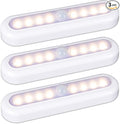 STAR-SPANGLED 3 Pack 7” Motion Sensor Lights Indoor Battery Operated, Stick on by STAR-SPANGLED