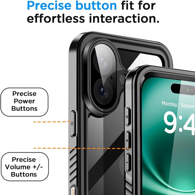 AICase Compatible with iPhone 16 Plus Case Waterproof - Image 8