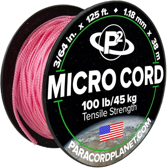 Paracord Planet Micro Paracord – Thin Braided Cord by ParacordPlanet