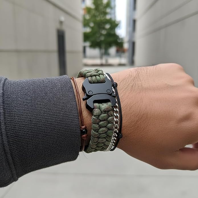 Parachute Cord Bracelets Trilobite Weaved Paracord Bracelet - Image 2