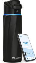 BOOST Smart Water Bottle that Reminds You to Drink, 24oz BPA-Free Stainless by WATERH