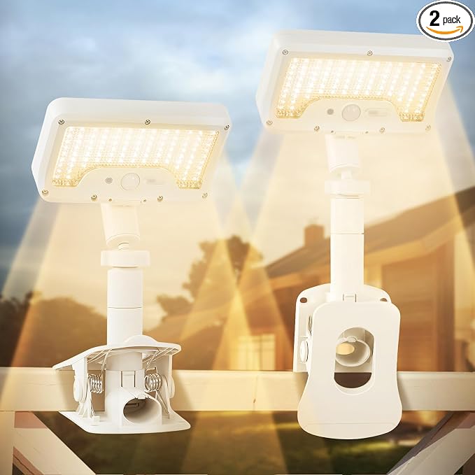 Clip On Solar Lights Outdoor by SunlightEncounter