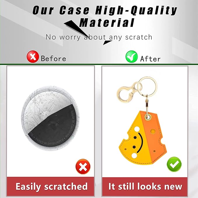Leather Keychain Holder Case Compatible - Image 4