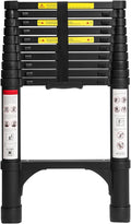 BOCOM 10.5 FT Aluminum Telescoping Ladder, Lightweight Multi-Purpose by BOCOM