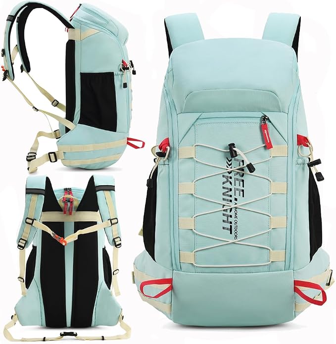 Bseash 40L Waterproof Hiking Camping Backpack - Image 2