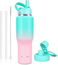 ABOTOCUP 32oz Insulated Water Bottle, Fit in Any Car Cup Holder, Water Bottle by ABOTOCUP