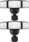 UME 2 Pack 5500LM LED Security Lights Motion Sensor Light Outdoor, 5000K by UME