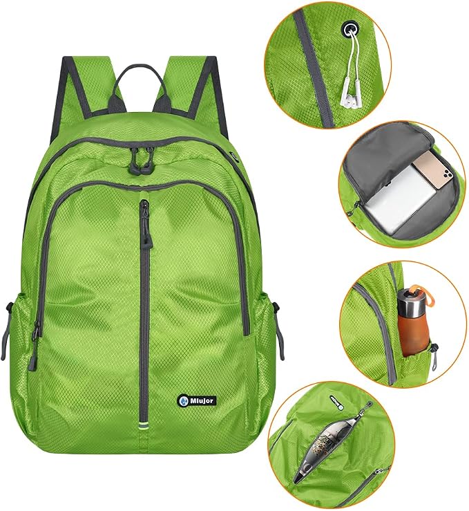 Lightweight Packable Foldable Backpack, Hiking backpack, Travel Backpack - Image 5