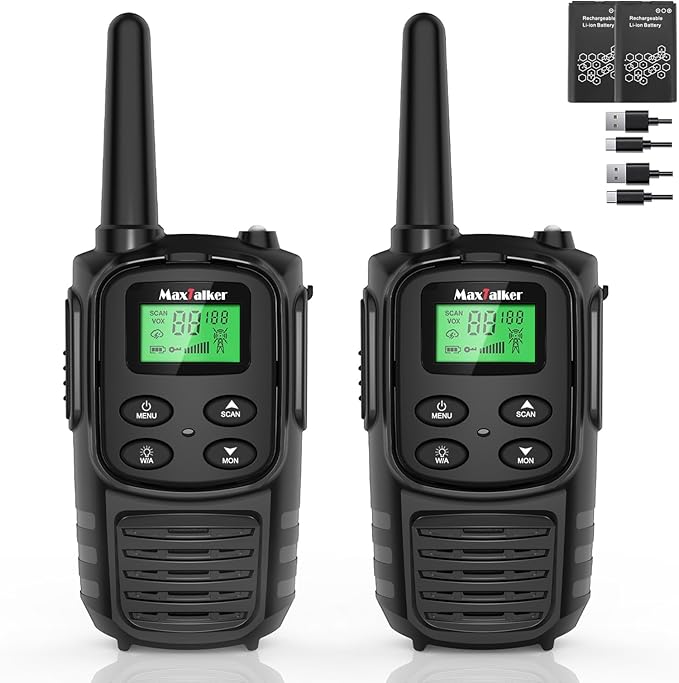 MaxTalker Walkie Talkies Long Range by MaxTalker