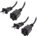 3 Ft Extension Cord, US Male/Female Power Cable by Yeatel