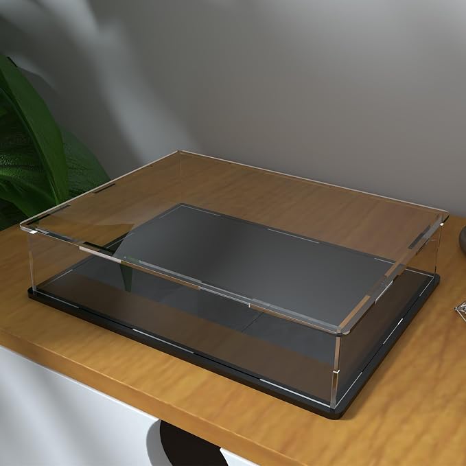 SVENJBB Book Cover Display Case, 14.5x11x4 Inch Acrylic Box by SVENJBB
