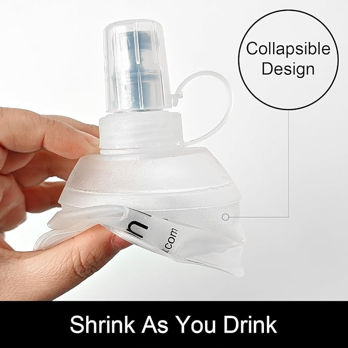 WILDREEDS 150ml Soft Flask, TPU Collapsible Soft Water Bottle - Image 4