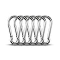 Large Carabiner Clip Hooks, 304 Stainless Steel Spring Snap Hook Fits Camping by KINLINK