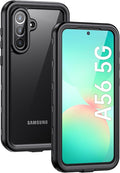Lanhiem for Samsung Galaxy A56 Phone Case, IP68 Waterproof Dustproof, Built-in by LanhiemHome