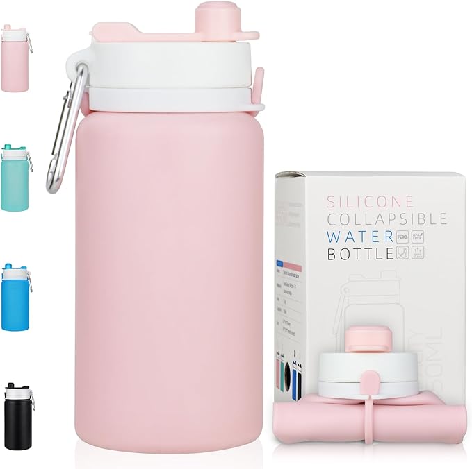PLTCAT Collapsible Foldable BPA Free Reusable Lightweight Leak-Proof Travel by PLTCAT