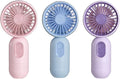 VanSmaGo 3 PCS Portable Handheld Mini Fans, USB Rechargeable Personal Fan by VanSmaGo