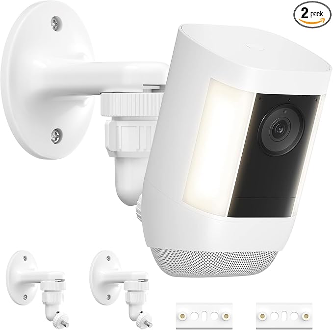 2Pack Wall Mount for Ring Spotlight Cam Battery and Ring Spotlight Cam Plus/Pro by SpendTimewithYourbaby