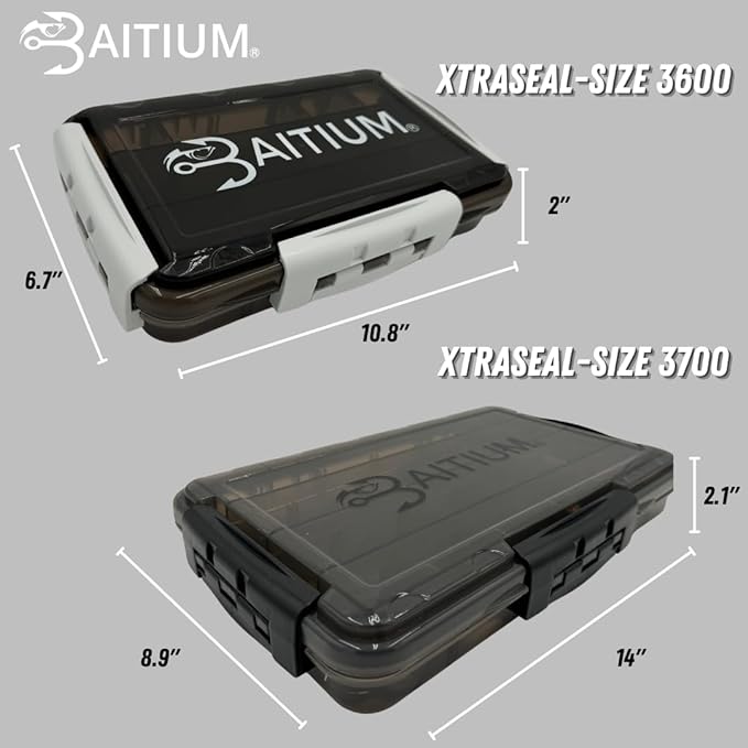 Baitium XTRAseal Waterproof Fishing Tackle Box Organizer, Tackle Boxes - Image 3
