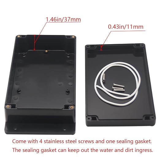 Junction Box IP65 Waterproof ABS Plastic Electrical Project Case Power Junction - Image 4