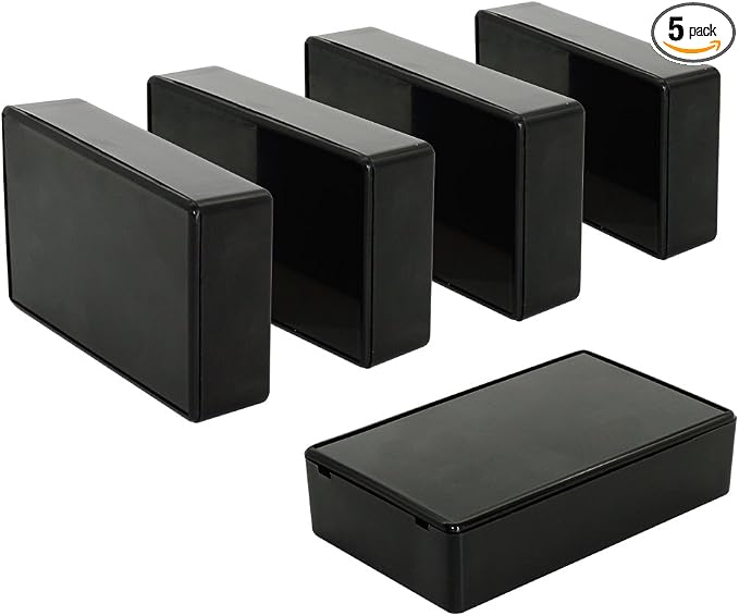 LeMotech 5Pcs ABS Plastic Electrical Project Case Power Junction Box, Project by LeMotech
