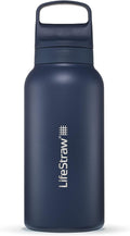 LifeStraw Go Series — Insulated Stainless Steel Water Filter Bottle by LifeStraw