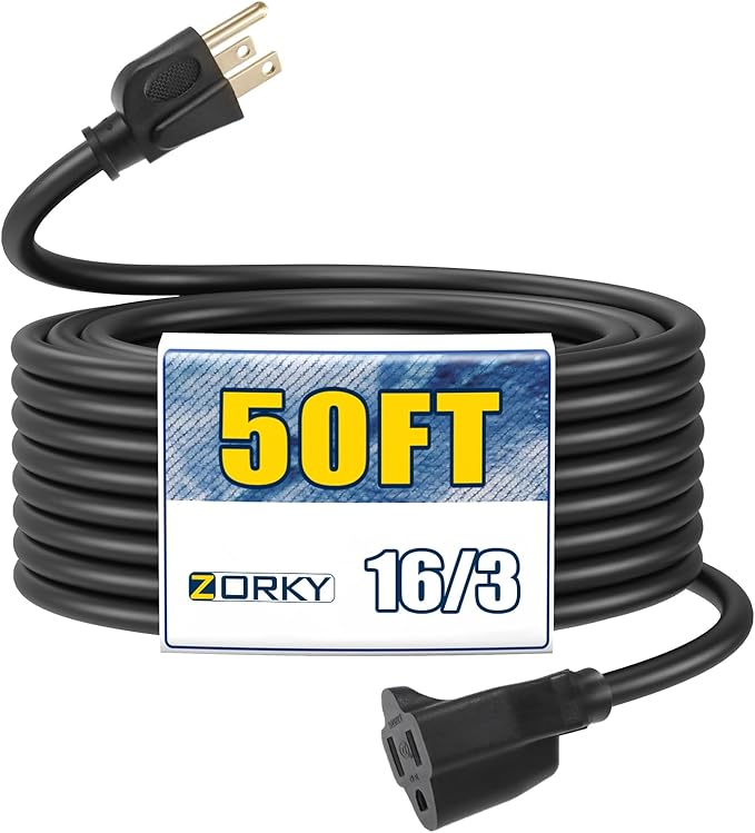 50ft Outdoor Extension Cord by Zorky