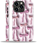 for iPhone 13 Pro Max Case, HL2 Abstract Ribbons Bows Hybrid 2 Layer Hard Shell by Unknown