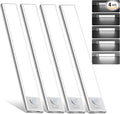 12inch Under Cabinet Lighting, 4 Pack Rechargeable Motion Sensor Light Indoor by AVEVA