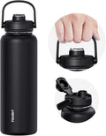 TOURIT 40 oz Insulated Water Bottle, Stainless Steel Sports Water Bottles by TOURIT