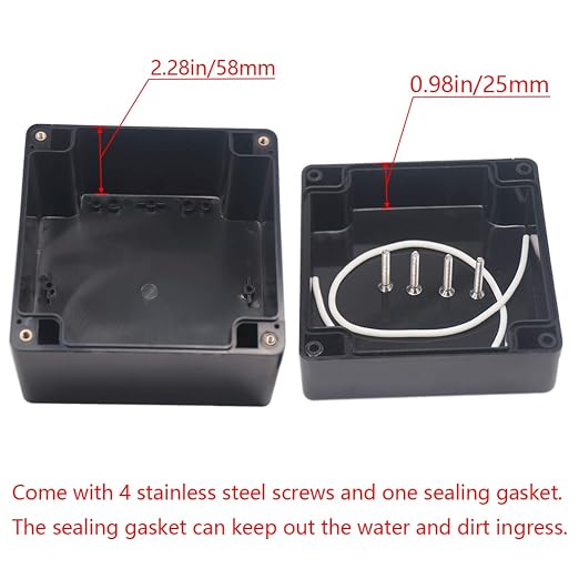 Junction Box IP65 Waterproof ABS Plastic Electrical Project Case Power Junction - Image 4
